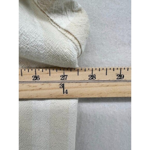 Wonderly Women's Plus Size 3X Shirt Dress White/Tan Vertical Stripes - Picture 5 of 5